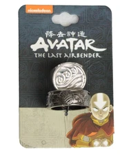 Avatar the Last Airbender 2 Zinc Water Tribe Ring Set Sizes 7 And 8