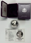 1991-S American Silver Eagle Proof 1 Troy oz .999 Fine Silver Coin in box w/COA