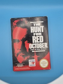 The Hunt for Red October pal Nintendo NES embalaje original Cib