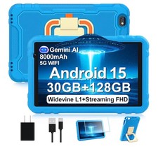 2026 Tablet 10 inch Android 15 Tablets 30GB RAM 128GB ROM 1TB Expand, 8000mAh Oc