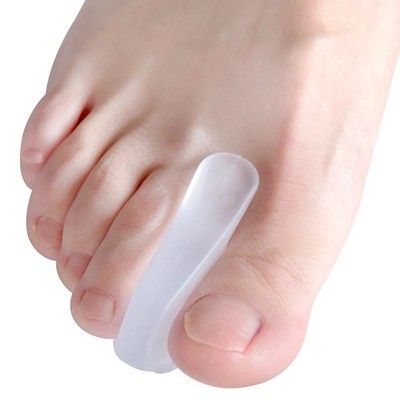 2PCS Silicone Toe Separator Bunion Corrector Overlapping Toes Foot Care Spacer