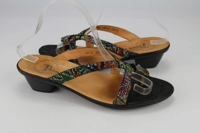 Think Gr.40 Damen Sandalen Pantoletten Slipper Leder Sommer TOP i 904 - Bild 1 von 4