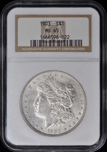 1903 Morgan Dollar S$1 NGC MS65