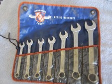 Vintage Herbrand Combination Wrench Set in Vinyl Roll metric