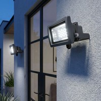 2Er Set Haus Wand Strahler Led AußEn Leuchte Bewegliche Einfahrt Beleuchtung 10W