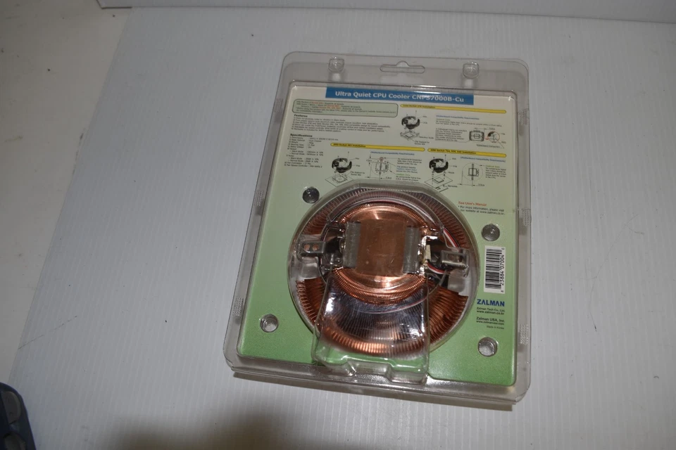 ZALMAN CNPS7000B-CU SOCKET INTEL/AMD RETRO BLUE LED FAN ULTRA QUIET CPU (OYF94) - Image 2 of 2