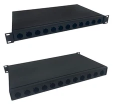 PROCRAFT ARBN-1U-10-V 1U 10" Deep All Aluminum 19" Rack Mount Project Box