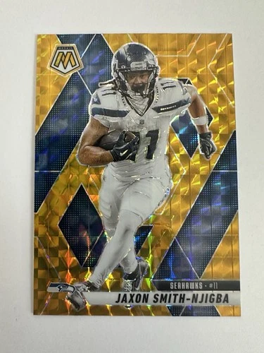2025 Panini Mosaic - Jaxon Smith-Njigba #229 Gold Mosaic Prizm /10 Seahawks