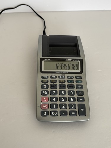 Casio HR-8TM Plus Printing Calculator  - TESTED