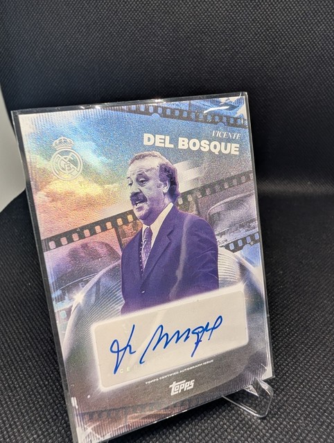 🔥 Topps Los Blancos La Liga 2026 ● Vicente Del Bosque /50 Auto ● Real Madrid
