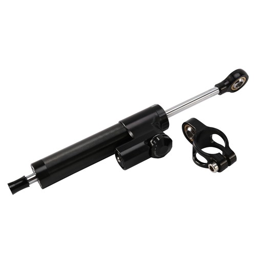 Amortisseur De Direction Moto Universel KIMISS En Alliage Aluminium Rouge Et Noir Avec Kit De Montage