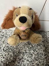 Disney Store Lady and the Tramp Lady Plush Dog Stuffed Animal Floppy Ears