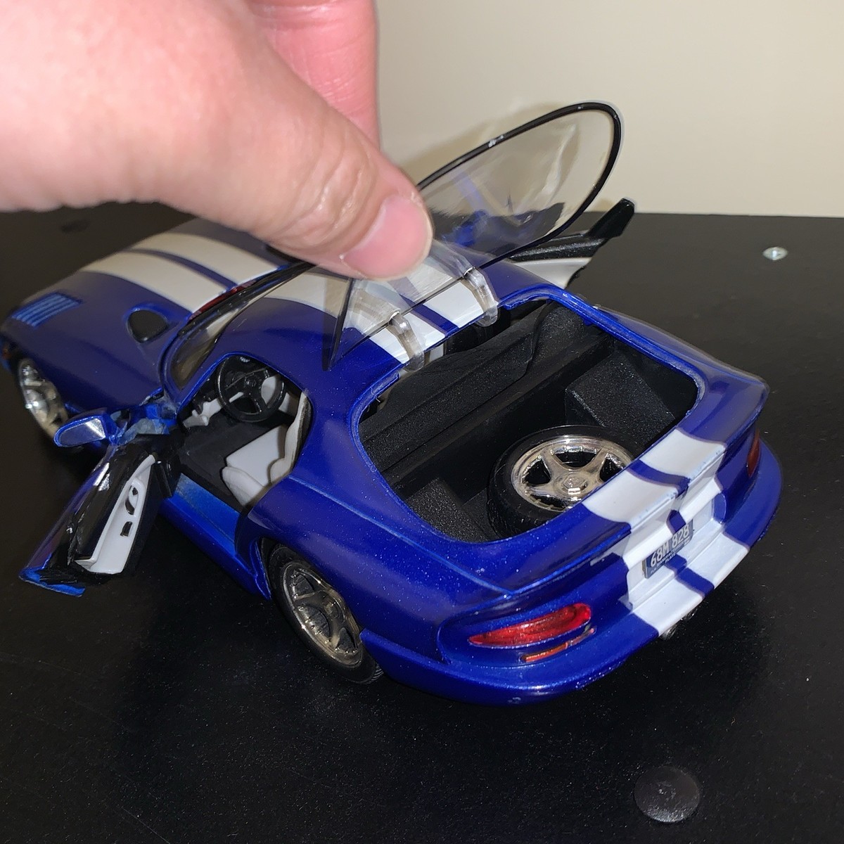 Dodge Viper GTS Coupé Bleue – Maisto 1/18, Miniature Collection