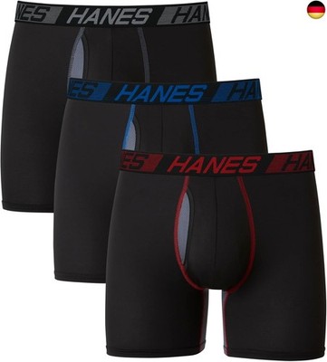 Hanes Herren-Boxershorts, totale Unterstützung, X-Temp kühlend, f