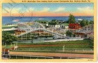 1948 BUCKROE BEACH HAMPTON VA - Roller Coaster in color Bird's-Eye View + DPO — photo 1