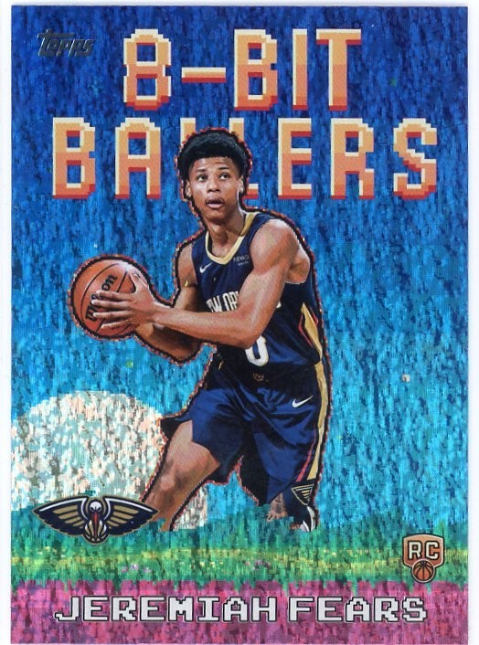 2025-26 Topps Jeremiah Fears 8-Bit Ballers Holo Foil #8B-37 RC - Pelicans