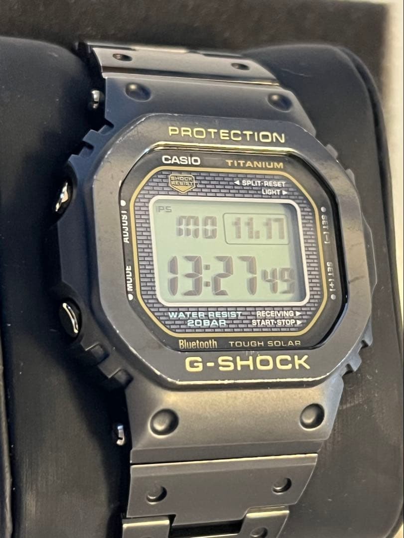 CASIO G-SHOCK GMW-B5000TB-1JR Full Metal Titanium Solar Bluetooth