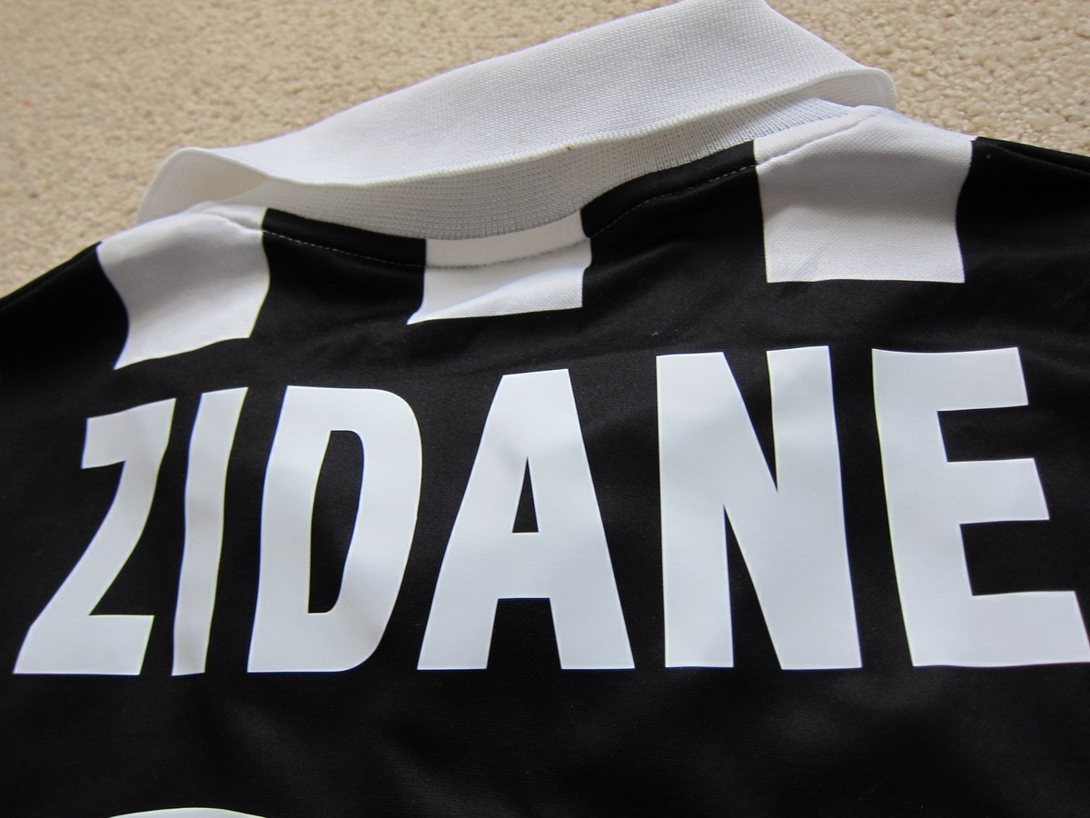99/00 Juventus ZIDANE Soccer Jersey Football Shirt French