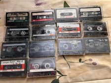 10 sony and 4 BASF cassette tapes Sold as Blanks. Various lengths Case included