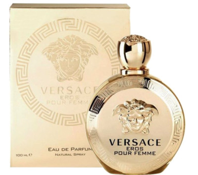 Versace Eros Pour Femme   3.4 oz Eau de Parfum Spray for Women   New in Box