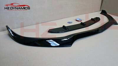FÜR 2015 2018 MERCEDES C63 C KLASSE STOßSTANGE GLANZ SCHWARZ FRONTLIPPE SPLITTER SPOILER