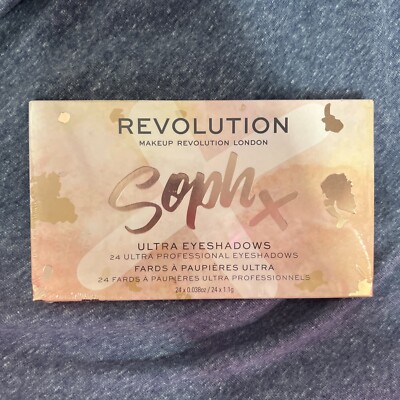 Makeup Revolution x Soph Ultra Eyeshadow Palette - 24 Shadows - Brand New