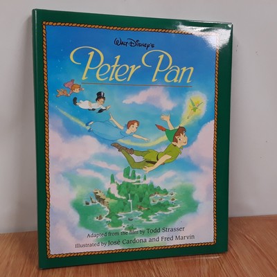 Walt Disney's Peter Pan Hardcover 1994 Story Book With Illustrations 95 pgs