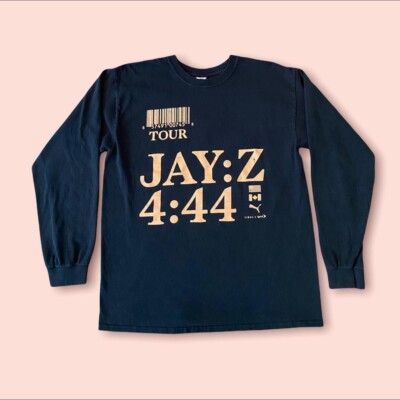 Jay-Z Tour Shirt 4:44 Promo Graphic Tshirt Long Sleeve Puma Album
