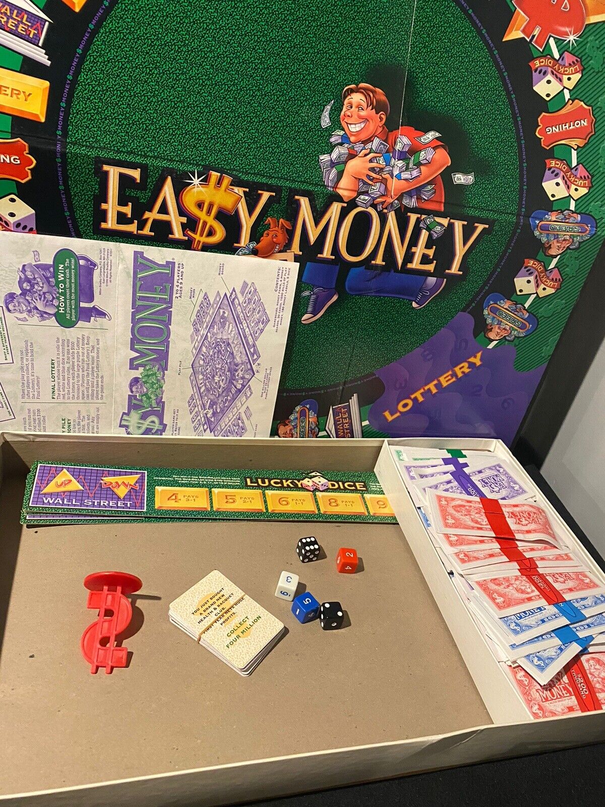 Punto muerto Visualizar robot Juego de mesa de dinero fácil vintage Milton Bradley MB El juego del dinero  ¡envío gratuito! | eBay