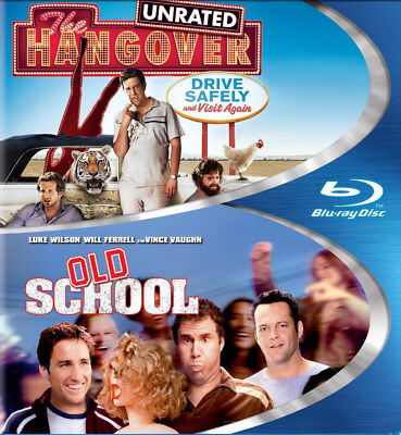 Hangover, The /Old School  [Blu ray] New and Factory Sealed!!