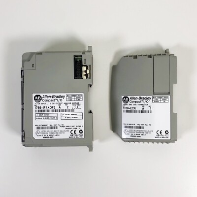 ALLEN BRADLEY Compact Analogue Module 1769-IF4XOF2 & End Cap 1769-ECR