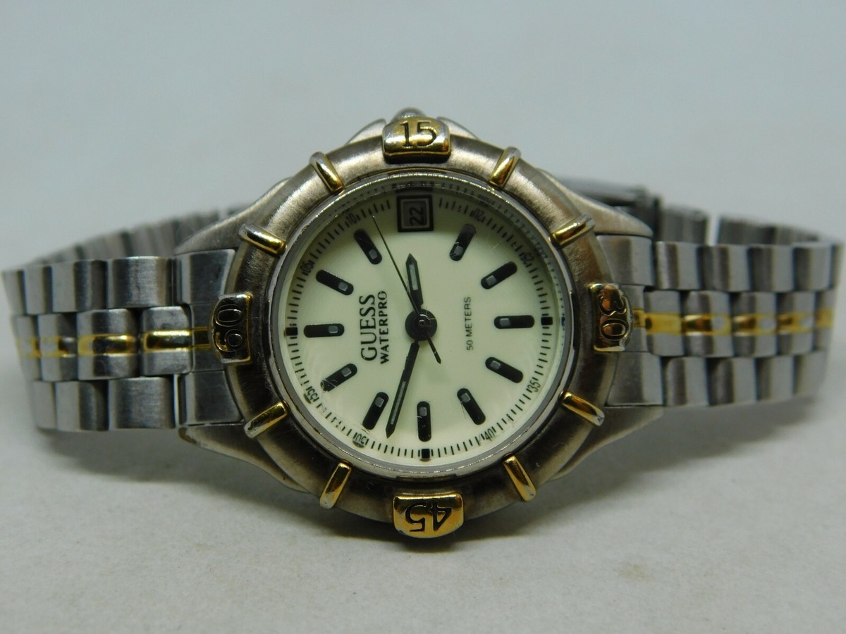 Guess Women WaterPro Watch Vintage Guess Waterpro Classic Silver Womens Womans Analog  main image 4