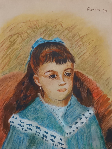Pierre-Auguste Renoir Drawing on paper (Handmade) signed and stamped vtg art - Picture 4 of 7