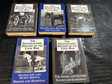 1987 THE PHOTOGRAPHIC HISTORY OF THE CIVIL WAR SET OF 5 S5