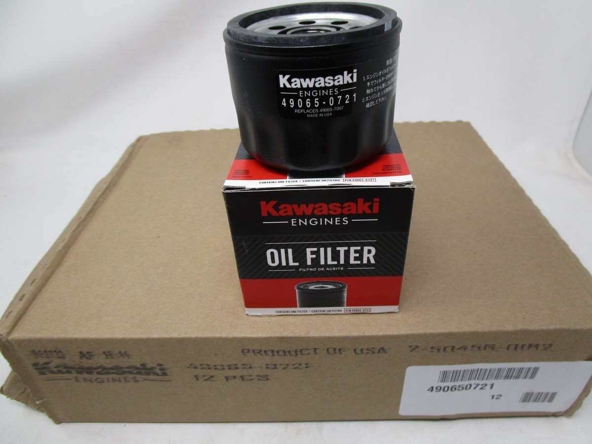 2 Filtri Olio Kawasaki 49065-0721 – Compatibili Con 49065-7007, Spedizione Rapida - Foto 4