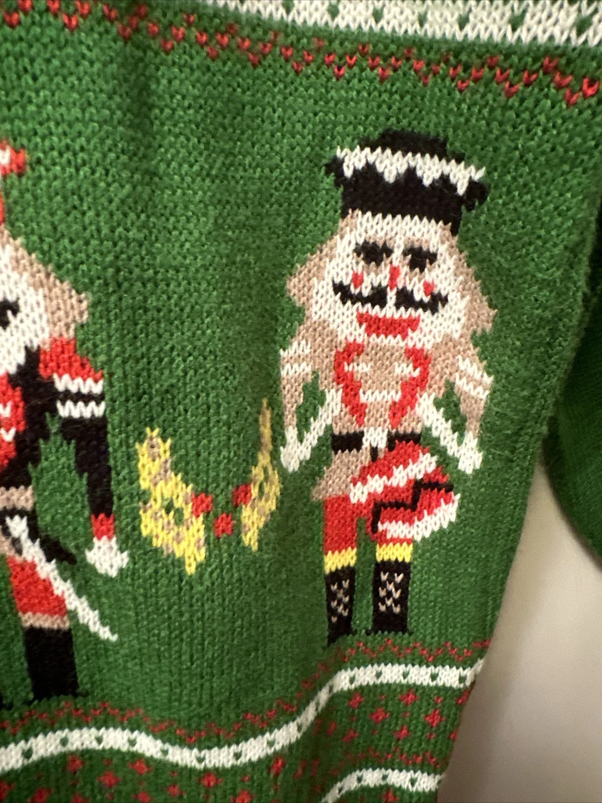 MY Xmas PARTY Nutcracker Unisex Women Men Pullover Sweater Acrylic Ugly Mediuim