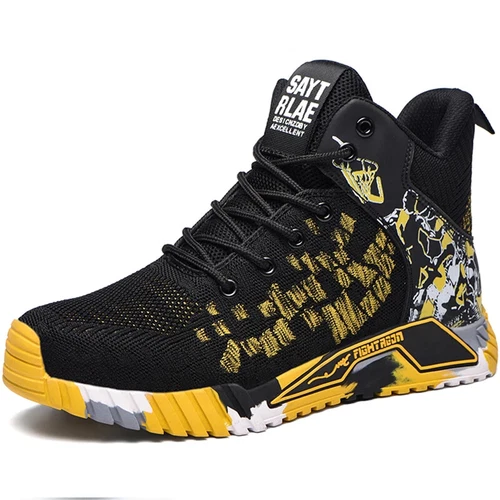 Stahlkappe Arbeit Sicherheitsstiefel Herren Outdoor Schuhe Pannensicher High Top Sneaker - Bild 10 von 32
