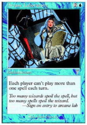 MTG magic cards 1x Arcane Laboratory - Foil 7th Edition Moderate Play, English