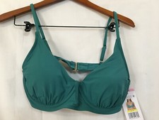 NEW Anne Cole Women Swim V-Wire Bikini Top Padded Green UPF 50 Many sizes