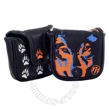 19th Hole Custom Shop Black Wolf High-MOI Mallet Golf Putter Magnetic Head cover
