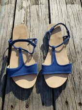 Mini Boden Johnnie B Girls Blue Spring Sandals Size 35 or 2.5-3 US