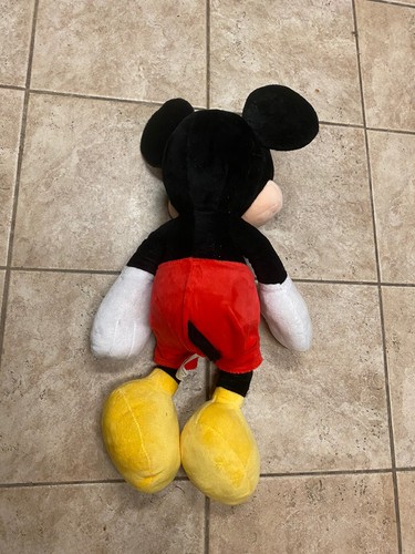 Jumbo Mickey Mouse Disney Parks Plush Large 24 in Tall Good Condition FREE SHIP - Picture 2 of 3