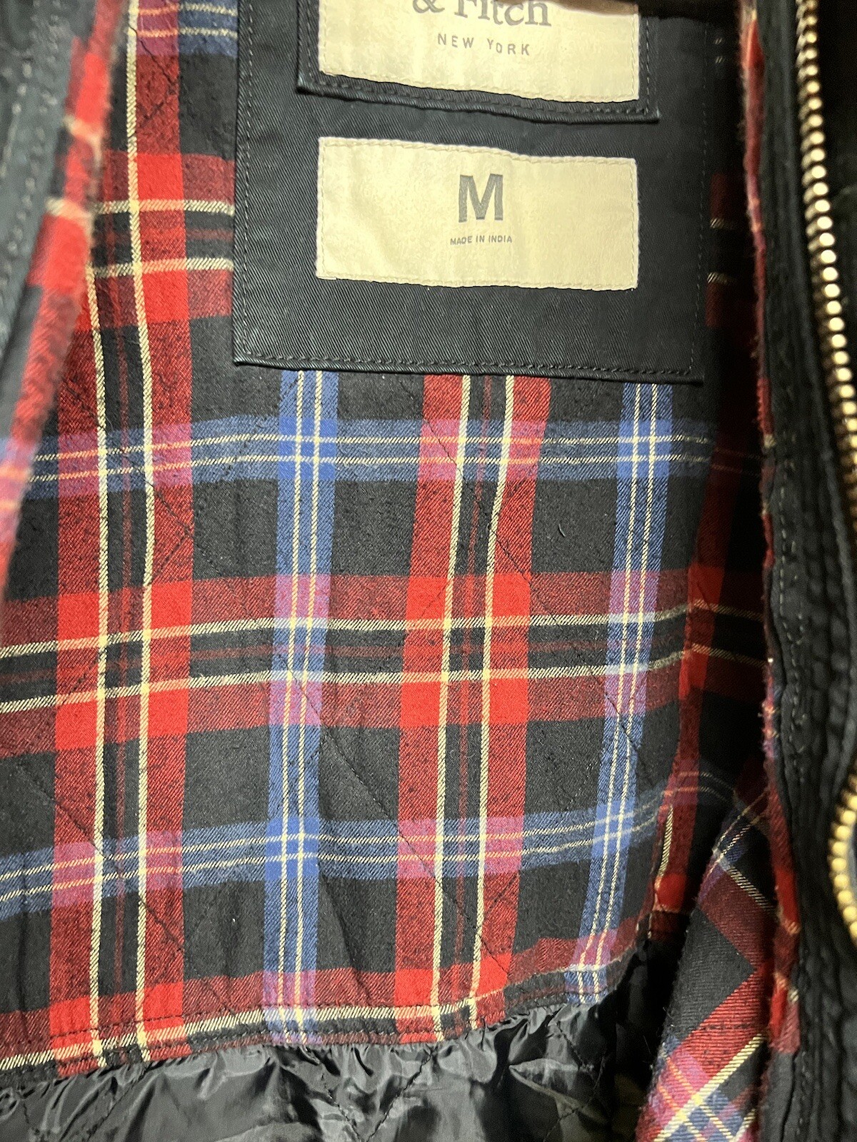 Abercrombie & Fitch Sawtooth Utility Jacket Navy Blue Men’s Size Medium image 8