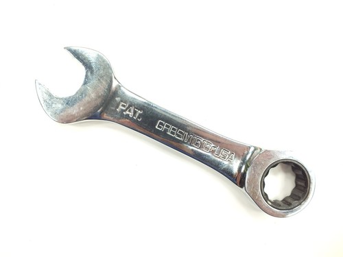 MATCO TOOLS 16MM RATCHETING SHORT STUBBY COMBINATION WRENCH USA - RATCHET METRIC - Picture 2 of 3