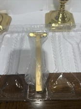 Vintage Aramis Shaving Razor With Blade Gold Tone