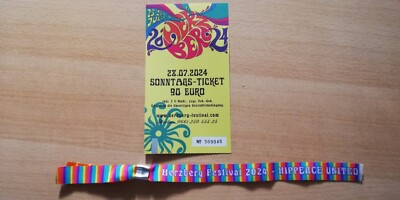 Nick Mason 28.7.2024 Herzberg Festival Konzert Sammlerticket + Einlass Armband