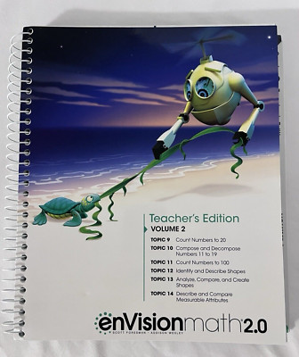 enVision Math 2.0 Teacher's Edition Volume 2 only Topics 9-14 Pearson 2017