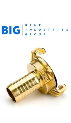 GEKA Plus Hose Tail 40 BAR 12MM / 19MM / 25MM 1/2'' 3/4'' / 1'' BRASS - BIG