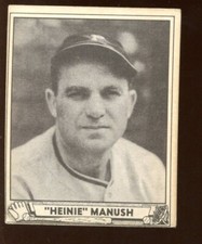 1940 Play Ball Baseball Card HIGH #176 Heinie Manush EX+