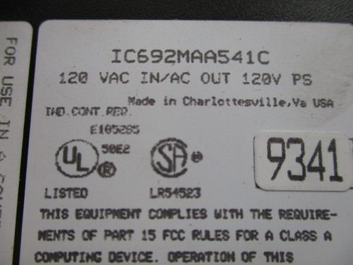 NUEVO MÓDULO DE ACCIONAMIENTO FANUC 90-20 IC692MAA541C - Imagen 4 de 6